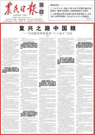 农民日报仲农平文章：复兴之路中国粮