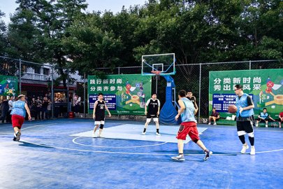 <b>西城广外街道举办首届“绿环杯”篮球联赛三人篮球邀请赛</b>