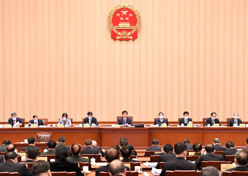 十三届全国人大常委会第三十一次会议在京举行