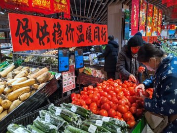 提前准备应对降雪天气北京市场蔬菜供应量足价稳