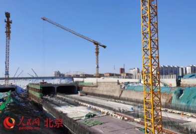 北京东六环改造展开明挖段攻坚与隧道配